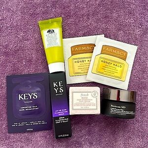 Luxury Beauty Rich Hydration Sample Bundle Fresh Keys Origins Perricone Plasma